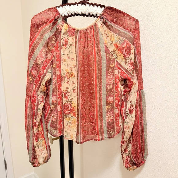 NWT, Autres Filles Boho Blouse, Sz XS - Picture 7 of 10